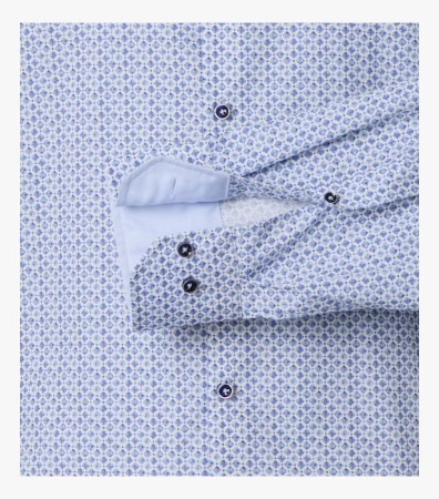 Camasa bumbac barbati VENTI ModernFit albastru rombulete [3]
