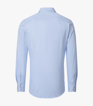 Camasa Jerseyflex barbati VENTI BodyFit albastru punctulete [2]