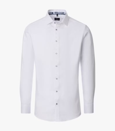 camasi dupa lungimea manecii - Camasa bumbac oxford barbati VENTI ModernFit alb