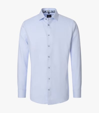 camasi dupa lungimea manecii - Camasa bumbac oxford barbati VENTI ModernFit bleu