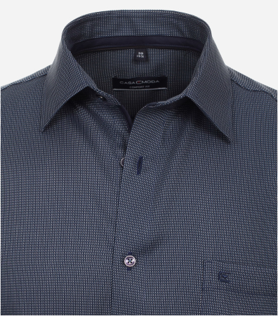 Camasa bumbac barbati CASA MODA ComfortFit bleumarin [2]