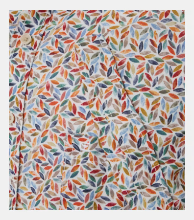 Camasa in/bumbac barbati CASA MODA CasualFit multicolor frunze [3]