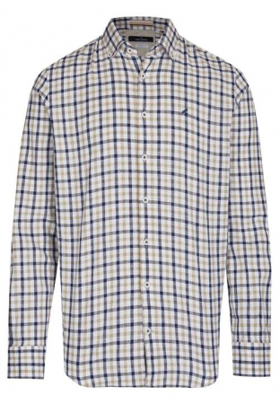 Camasi - Camasa bumbac-in barbati DANIEL HECHTER bleumarin carouri Modern Fit