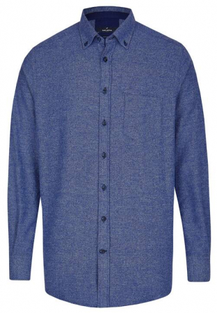 Camasi - Camasa flanel bumbac DANIEL HECHTER Regular Fit bleumarin print