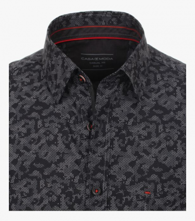 Camasa barbati CASA MODA Racing CasualFit antracit print camuflaj [2]
