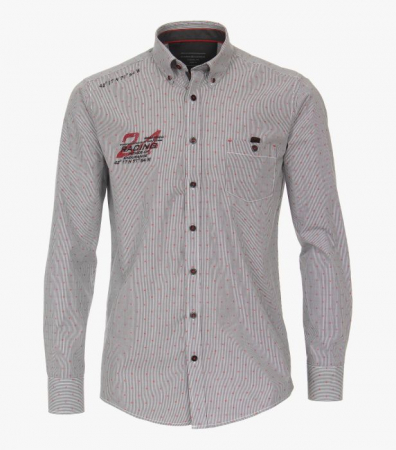 Camasi - Camasa barbati CASA MODA Racing CasualFit gri dungulite
