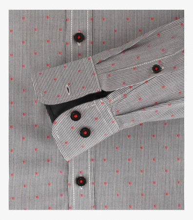 Camasa barbati CASA MODA Racing CasualFit gri dungulite [3]