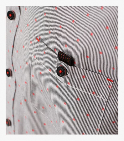 Camasa barbati CASA MODA Racing CasualFit gri dungulite [4]