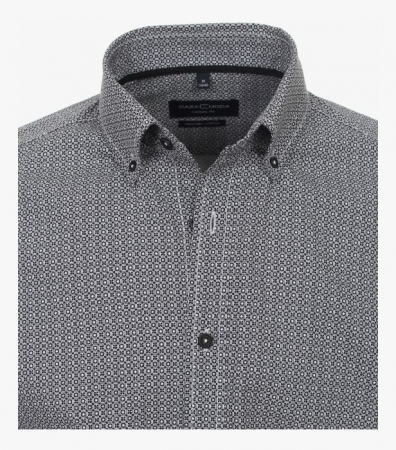 Camasa bumbac barbati CASA MODA Green CasualFit albastru print [2]