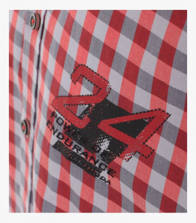 Camasa bumbac CASA MODA Racing CasualFit rosu carouri [4]