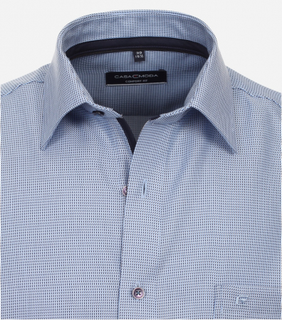 Camasa bumbac barbati CASA MODA ComfortFit albastru [2]