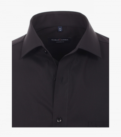 Camasa bumbac barbati CASA MODA uni Modern Fit negru [2]