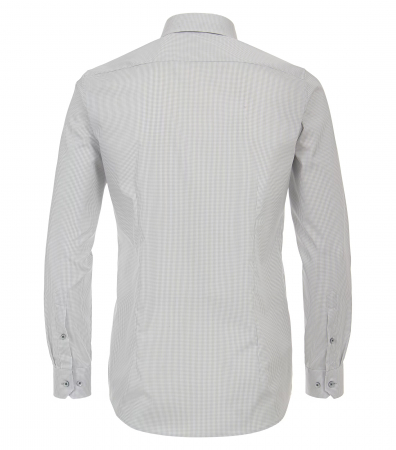 Camasa bumbac barbati VENTI ModernFit gri patratele [2]