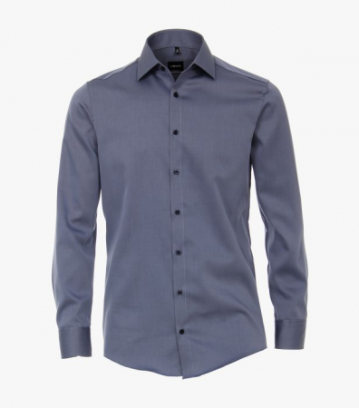 Camasi - Camasa bumbac barbati VENTI uni Modern Fit bleumarin