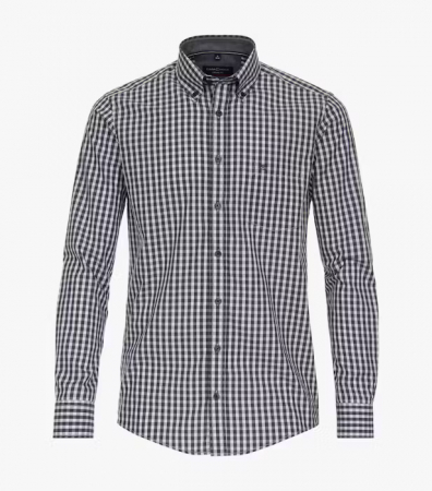 camasi maneca lunga - Camasa bumbac CASA MODA barbati Casual patratele albastru