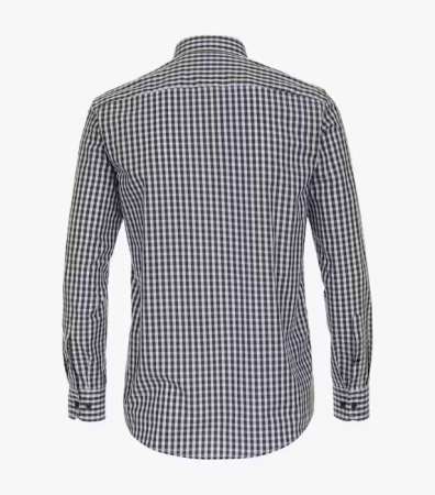 Camasa bumbac CASA MODA barbati Casual patratele albastru [2]