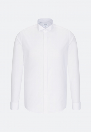 Camasa ceremonie NON IRON bumbac SEIDENSTICKER Slim pentru papion alb [2]