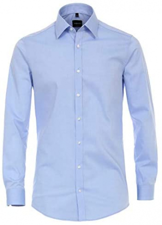 camasi ceremonie - Camasa bumbac barbati VENTI BodyFit blue