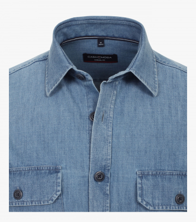 Camasa denim barbati CASA MODA albastru [2]