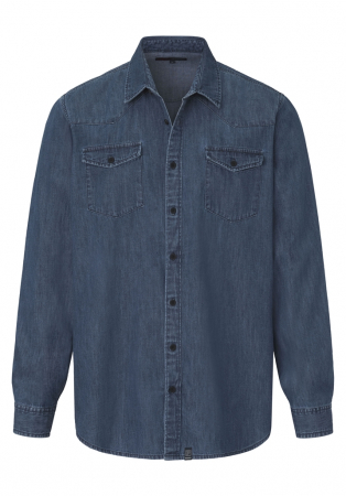 Camasi - Camasa denim subtire barbati 331867179 4540 PADDOCK'S bleumarin