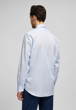 Camasa bumbac structurat oxford barbati HECHTER Modern bleu [1]