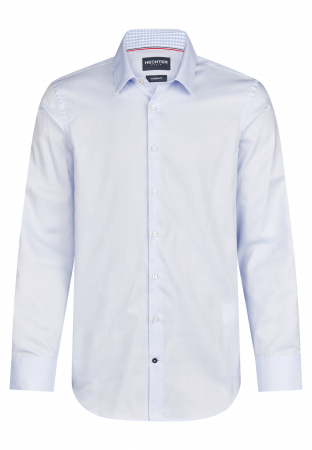 Camasi - Camasa bumbac structurat oxford barbati HECHTER Modern bleu