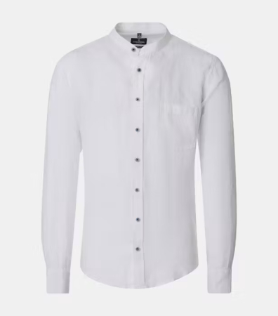 camasi casual - Camasa tunica in barbati CASA MODA CasualFit alb