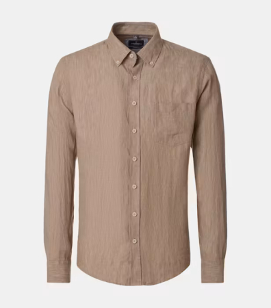 camasi casual - Camasa in barbati CASA MODA CasualFit maro deschis