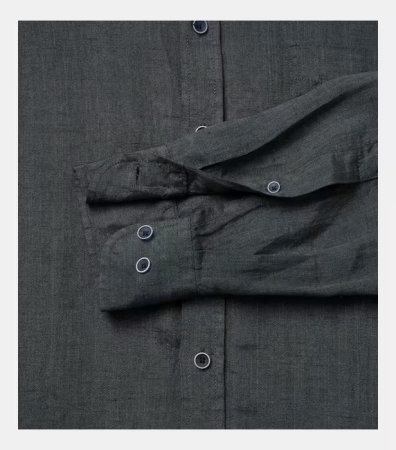 Camasa tunica in barbati CASA MODA CasualFit verde inchis [3]
