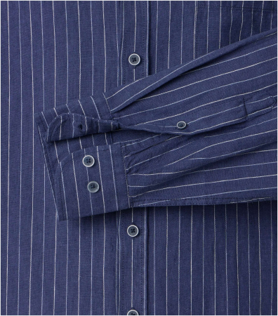 Camasa in/bumbac barbati CASA MODA CasualFit albastru dungi [3]