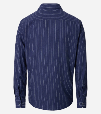 Camasa in/bumbac barbati CASA MODA CasualFit albastru dungi [1]