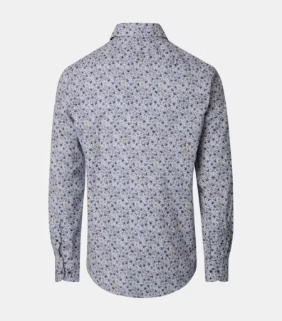 Camasa in/bumbac barbati CASA MODA albastru palmieri [1]