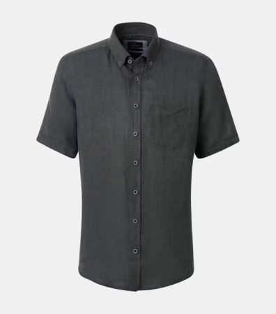 camasi casual - Camasa in barbati CASA MODA CasualFit verde inchis