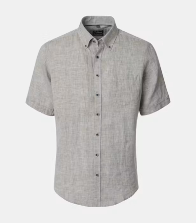 camasi maneca scurta - Camasa in barbati CASA MODA CasualFit gri