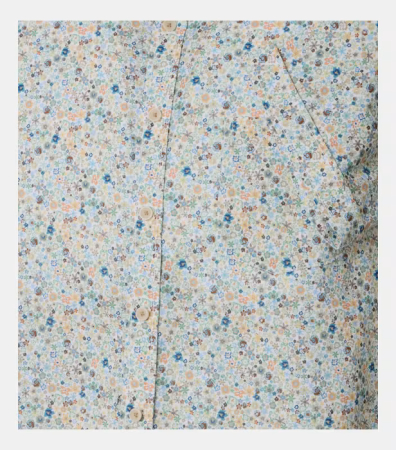 Camasa maneca scurta in/bumbac barbati CASA MODA CasualFit portocaliu floral [3]