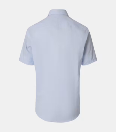 Camasa maneca scurta in/bumbac barbati CASA MODA CasualFit bleu [1]
