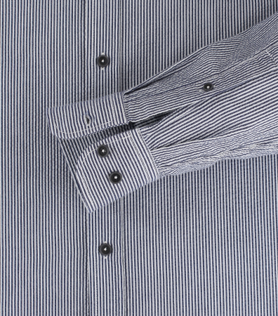 Camasa bumbac barbati CASA MODA CasualFit albastru dungulite [3]