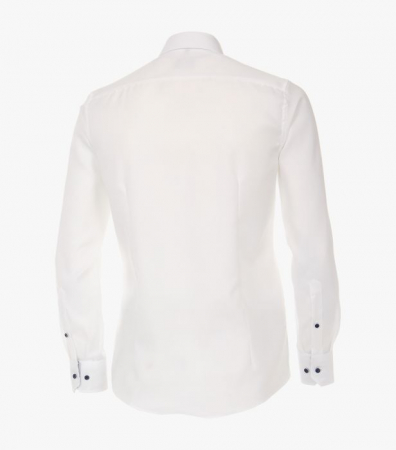 Camasa maneca lunga barbati VENTI uni Modern Fit alba [1]