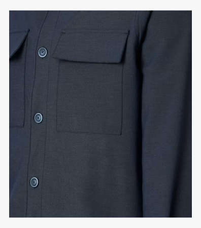 Camasa overshirt barbati VENTI  bleumarin [3]