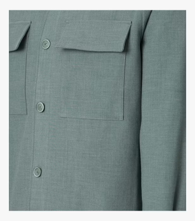 Camasa overshirt barbati VENTI verde [3]