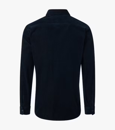Camasa overshirt catifea velur bumbac CASA MODA Casul Fit bleumarin [1]
