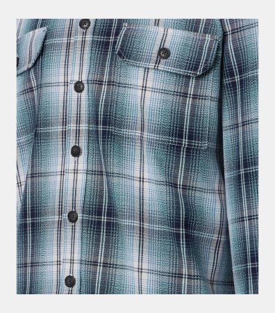 Camasa overshirt bumbac barbati CASA MODA turcoaz carouri [3]
