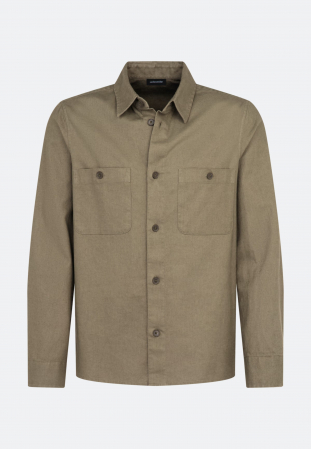 Camasi - Camasa overshirt in/bumbac barbati SEIDENSTICKER kaki