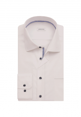 Cămașă business bărbați bumbac structurat SEIDENSTICKER Regular Non Iron alb [5]