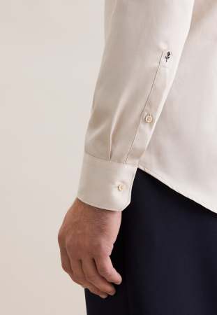 Camasa bumbac barbati SEIDENSTICKER 645070 slim bej [1]