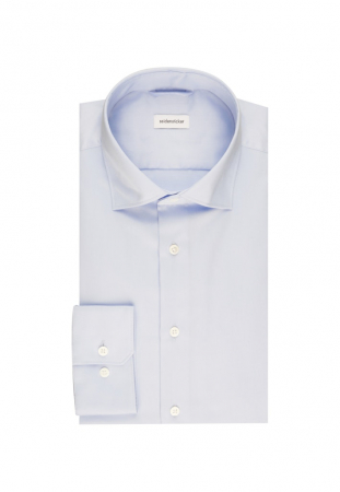 Camasa bumbac satin NON_IRON barbati SEIDENSTICKER Slim Fit bleu [3]