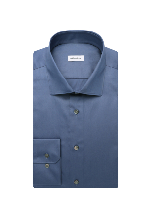 Camasa bumbac satin barbati SEIDENSTICKER 645070 slim albastru [2]