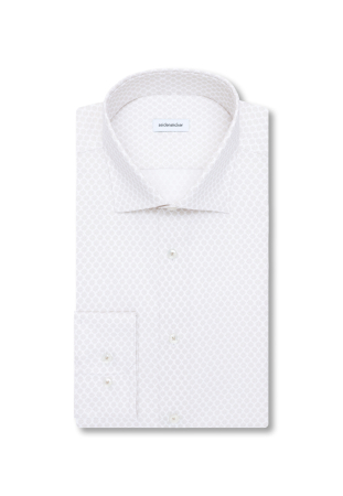 Camasa bumbac barbati SEIDENSTICKER 849867 slim alb print floral bej [2]