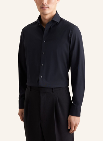 Camasa performance twill barbati SEIDENSTICKER 850160 slim negru [1]