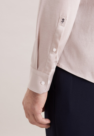 Camasa bumbac/modal barbati SEIDENSTICKER 850198 slim bej [3]